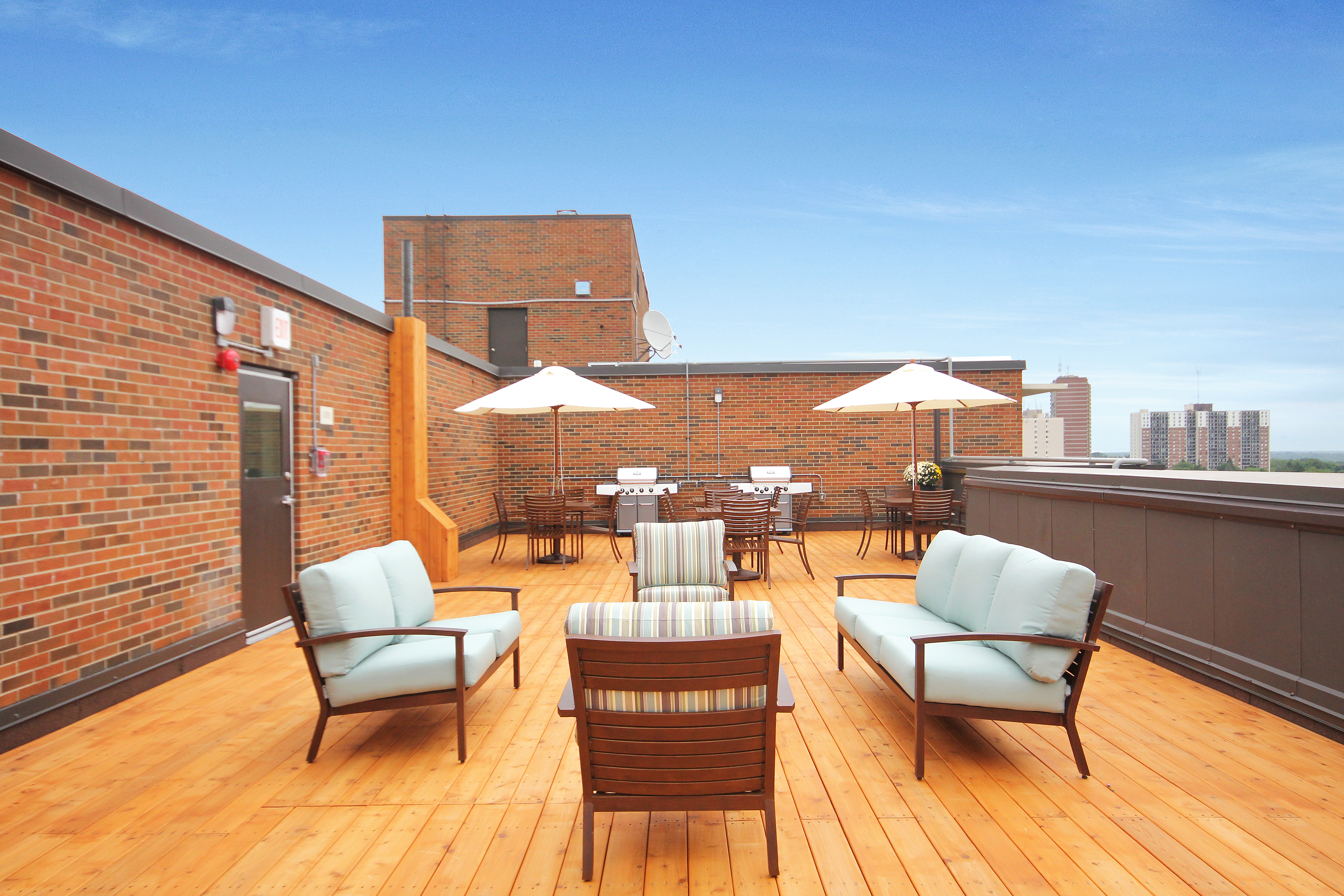 Rooftop Patio with BBQ